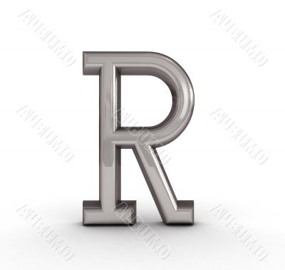One letter of golden alphabet 