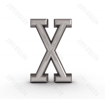 One letter of golden alphabet 