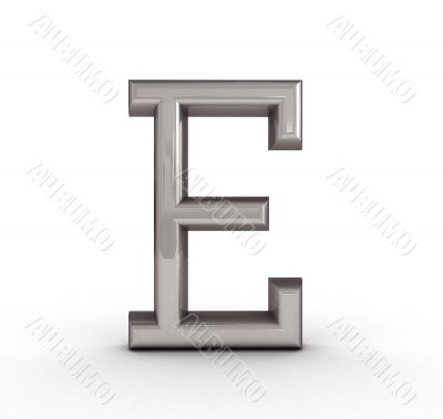One letter of golden alphabet 