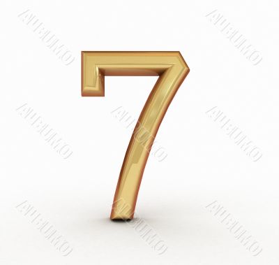 3d golden number 7
