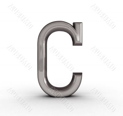 One letter of golden alphabet 
