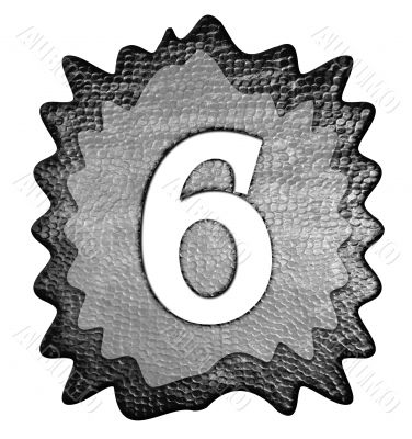 3d metal  six number 