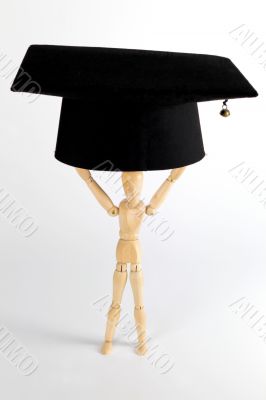 Mortarboard - lifting