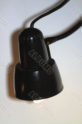 black lamp