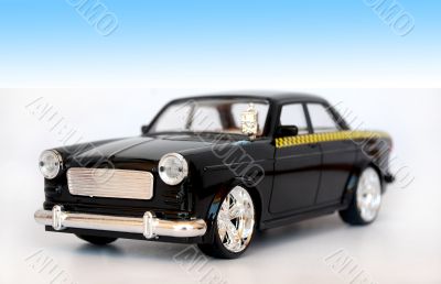 car model on a white background.