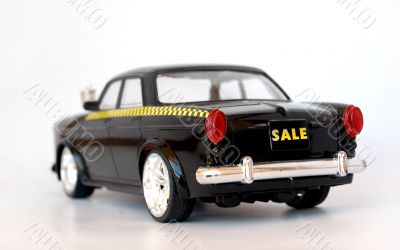 car model on a white background.
