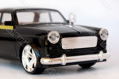 car model on a white background.
