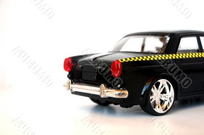 car model on a white background. 