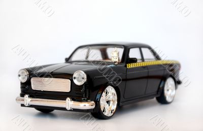car model on a white background. 
