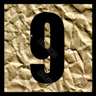 number on the paper.