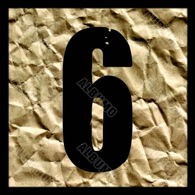 number on the paper.