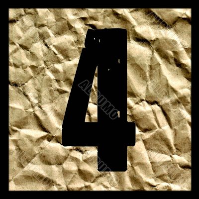 number on the paper.