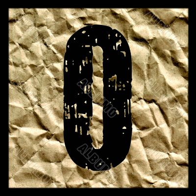 number on the paper.