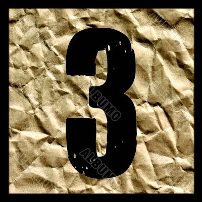 number on the paper.