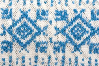 Knitted background with pattern