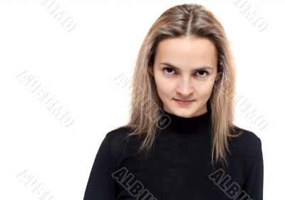 Portrait of the beautiful girl