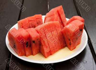 Segments of the watermelon
