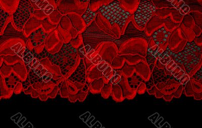 Red lace