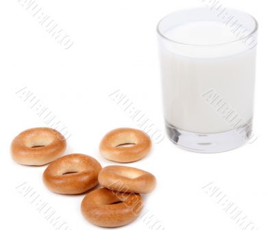 Glass milk bagels