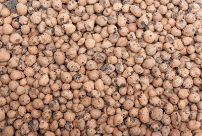 Background from brown ball