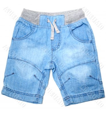 Blue jeans shorts