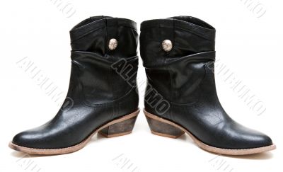 Black lace with pattern from flower