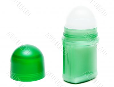 Vial ball deodorant open