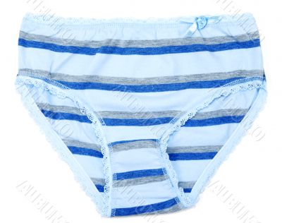 Blue striped male undershorts