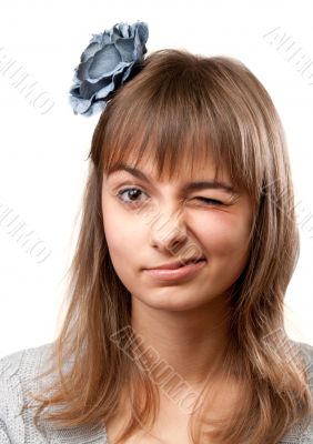 Portrait of the young girl