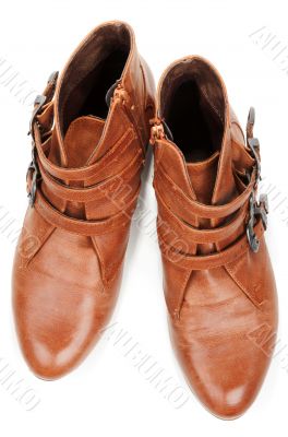 Brown feminine loafers