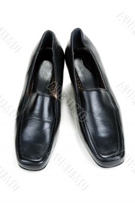Black feminine loafers