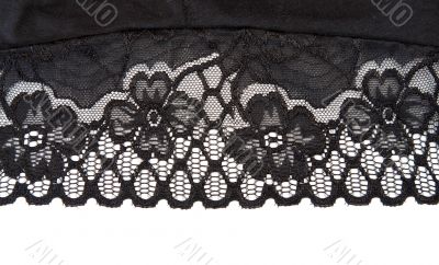 Decorative white lace