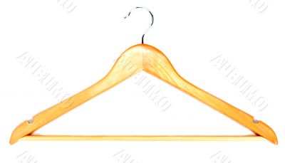 Wooden hatrack with steel hook