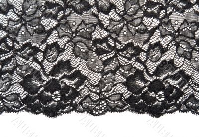 Decorative white lace