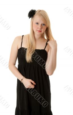 Portrait of a beautiful blonde