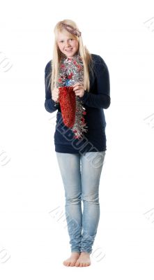 A beautiful young girl