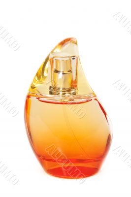 Yellow perfume bottle