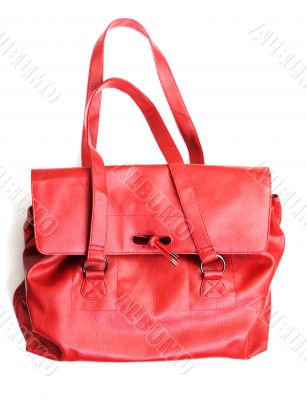 Red handbags
