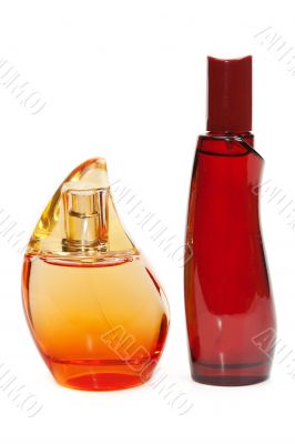 Two perfume bottle