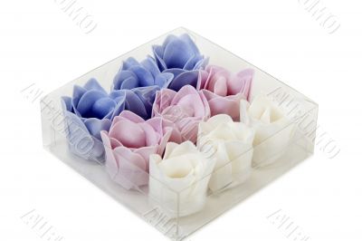 Soap in the shape of a flower
