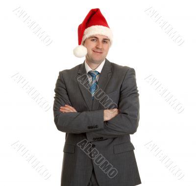 Man in gray suit with tie