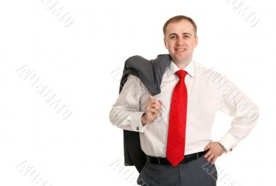 Man in a white shirt