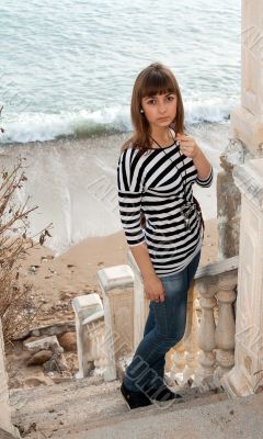 Portrait of a beautiful girl