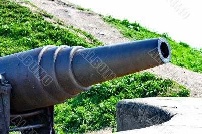 Old Russian Cannon in Suomenlinna Sveaborg Helsinki Finland