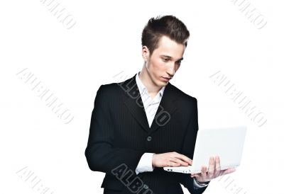 Man with laptop