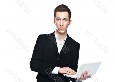 Man with laptop
