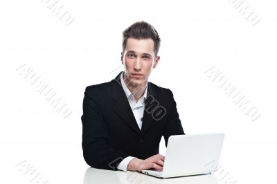 Man with laptop