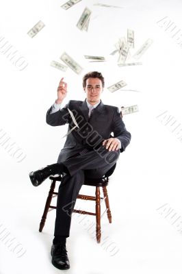 flying dollars