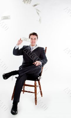 flying dollars