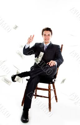 flying dollars